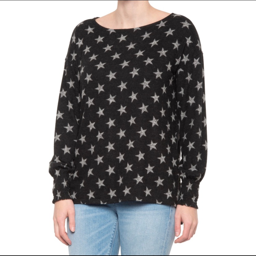 Lucky Brand Star Print Top